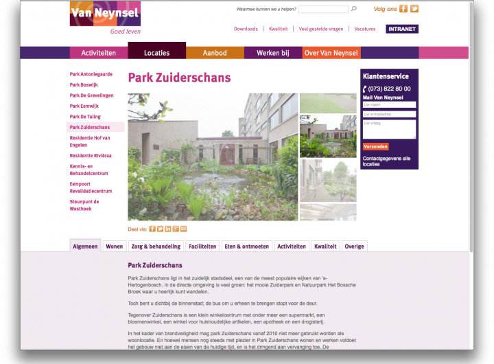 Website Van Neynsel
